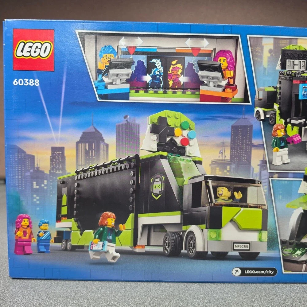 LEGO City Gaming Tournament Truck 60388 Kids Set 344pc Black Green New